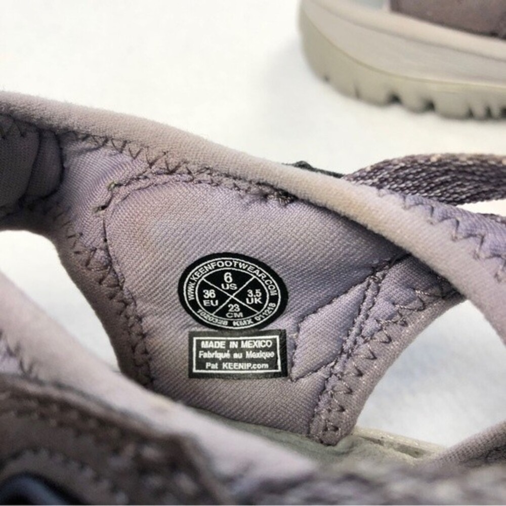 Keen Whisper Lace Up Sandals Shark Lavender Grey 6 Women’s - Picture 8 of 8